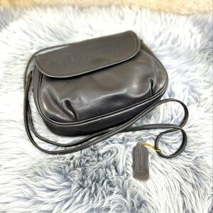 Coach vintage Cafe black leather bag